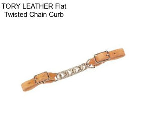 TORY LEATHER Flat Twisted Chain Curb
