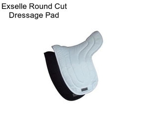 Exselle Round Cut Dressage Pad