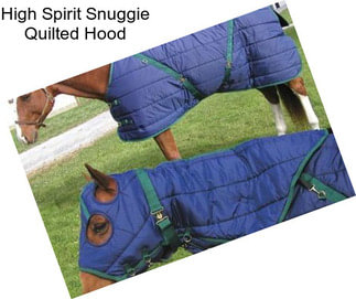 High Spirit Snuggie Quilted Hood
