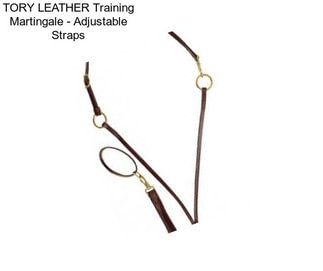 TORY LEATHER Training Martingale - Adjustable Straps