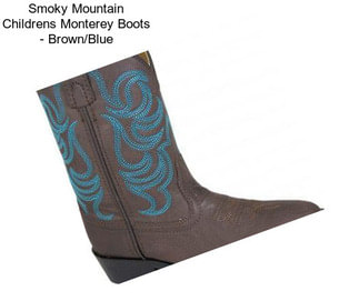 Smoky Mountain Childrens Monterey Boots - Brown/Blue