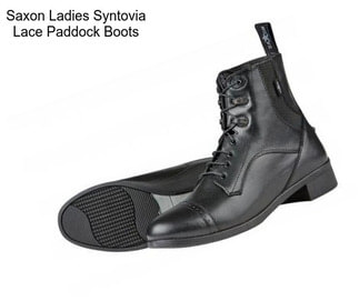 Saxon Ladies Syntovia Lace Paddock Boots