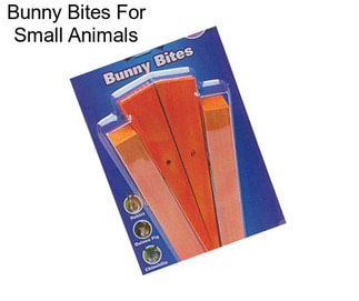 Bunny Bites For Small Animals