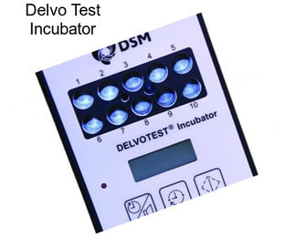 Delvo Test Incubator