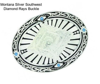 Montana Silver Southwest Diamond Rays Buckle