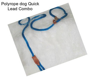 Polyrope dog Quick Lead Combo