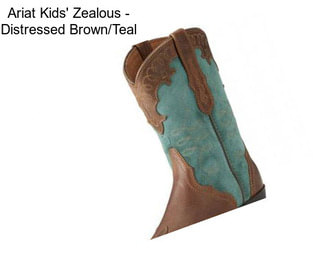 Ariat Kids\' Zealous - Distressed Brown/Teal