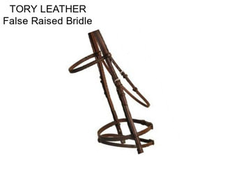 TORY LEATHER False Raised Bridle