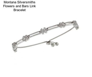 Montana Silversmiths Flowers and Bars Link Bracelet