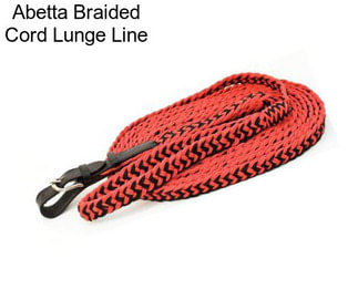 Abetta Braided Cord Lunge Line