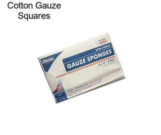 Cotton Gauze Squares