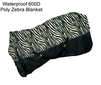 Waterproof 600D Poly Zebra Blanket
