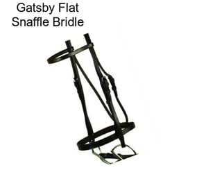 Gatsby Flat Snaffle Bridle