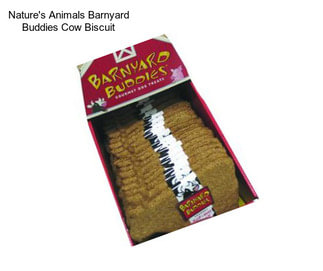 Nature\'s Animals Barnyard Buddies Cow Biscuit