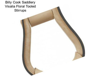 Billy Cook Saddlery Visalia Floral Tooled Stirrups