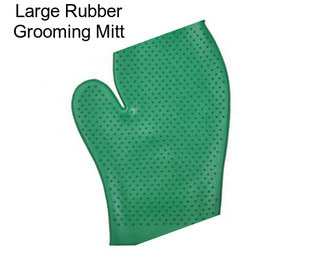 Large Rubber Grooming Mitt