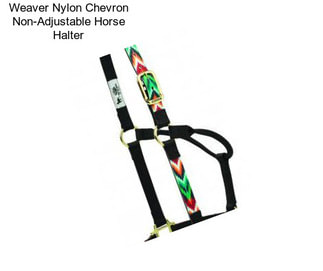 Weaver Nylon Chevron Non-Adjustable Horse Halter