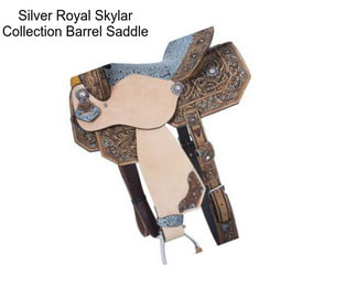 Silver Royal Skylar Collection Barrel Saddle