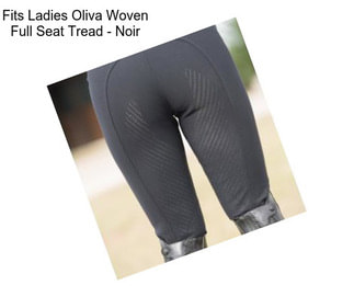 Fits Ladies Oliva Woven Full Seat Tread - Noir