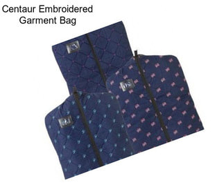 Centaur Embroidered Garment Bag