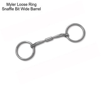 Myler Loose Ring Snaffle Bit Wide Barrel