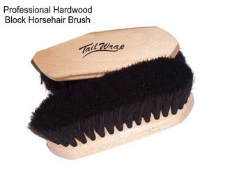 Professional Hardwood Block Horsehair Brush