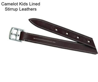 Camelot Kids Lined Stirrup Leathers