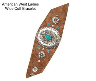 American West Ladies Wide Cuff Bracelet