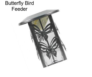 Butterfly Bird Feeder