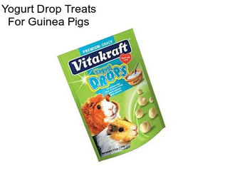 Yogurt Drop Treats For Guinea Pigs