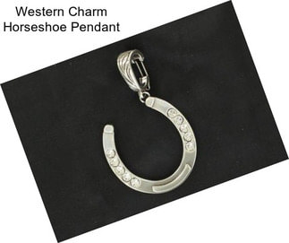 Western Charm Horseshoe Pendant