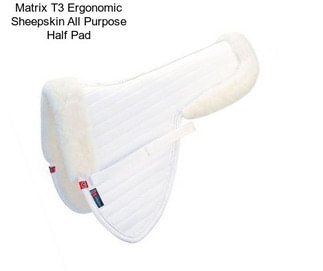 Matrix T3 Ergonomic Sheepskin All Purpose Half Pad