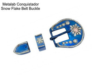 Metalab Conquistador Snow Flake Belt Buckle