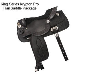 King Series Krypton Pro Trail Saddle Package