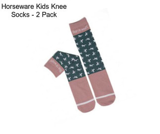 Horseware Kids Knee Socks - 2 Pack