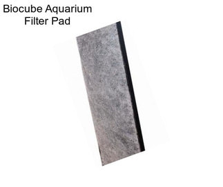 Biocube Aquarium Filter Pad