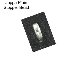 Joppa Plain Stopper Bead