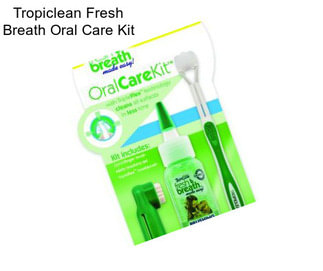 Tropiclean Fresh Breath Oral Care Kit