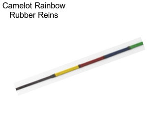 Camelot Rainbow Rubber Reins