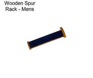 Wooden Spur Rack - Mens