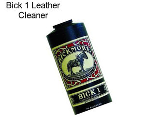 Bick 1 Leather Cleaner