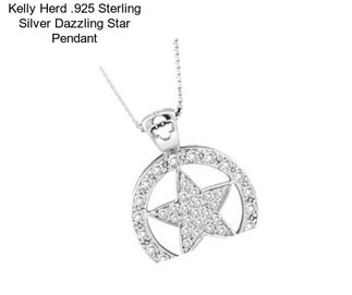 Kelly Herd .925 Sterling Silver Dazzling Star Pendant