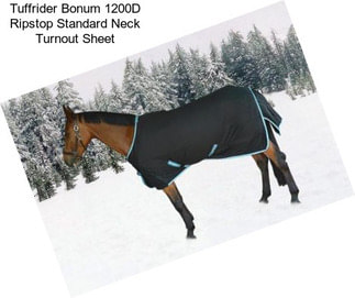 Tuffrider Bonum 1200D Ripstop Standard Neck Turnout Sheet