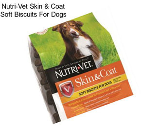 Nutri-Vet Skin & Coat Soft Biscuits For Dogs