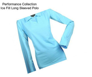 Performance Collection Ice Fill Long Sleeved Polo