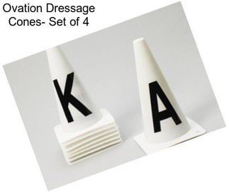 Ovation Dressage Cones- Set of 4