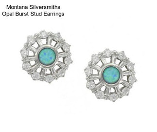 Montana Silversmiths Opal Burst Stud Earrings