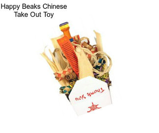 Happy Beaks Chinese Take Out Toy