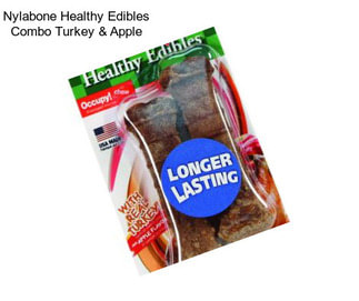 Nylabone Healthy Edibles Combo Turkey & Apple