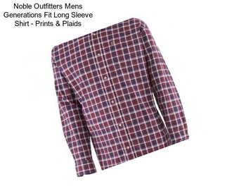 Noble Outfitters Mens Generations Fit Long Sleeve Shirt - Prints & Plaids